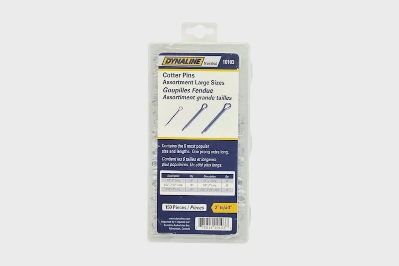 LARGE COTTER PIN ASST. 150PCS 6 SIZES