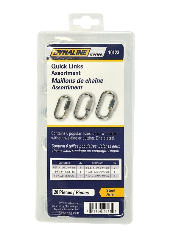 QUICK LINK ASST. 20PCS 6 SIZES