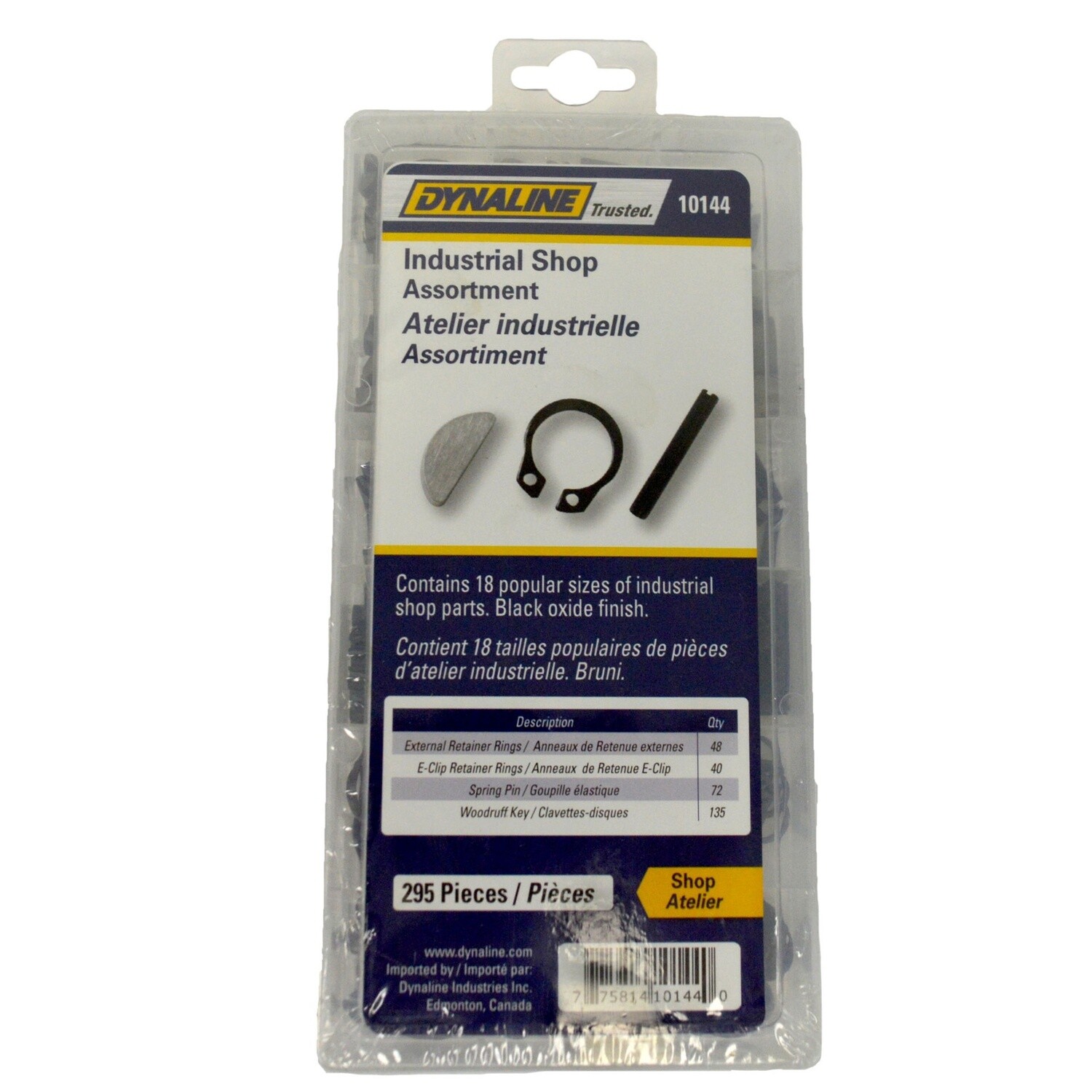 INDUSTRIAL SHOP (RETAINER RING, WOODRUFF KEY) ASSORTMENT