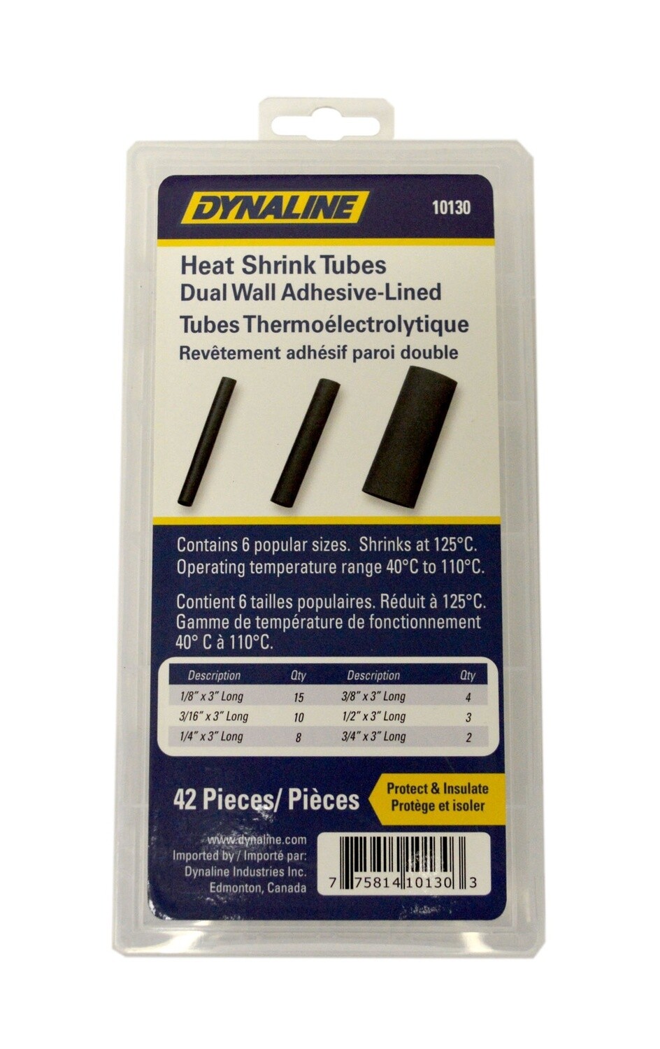 HEAT SHRINK TUBES DUAL WALL ADHESIVE LINED ASSORTMENT
