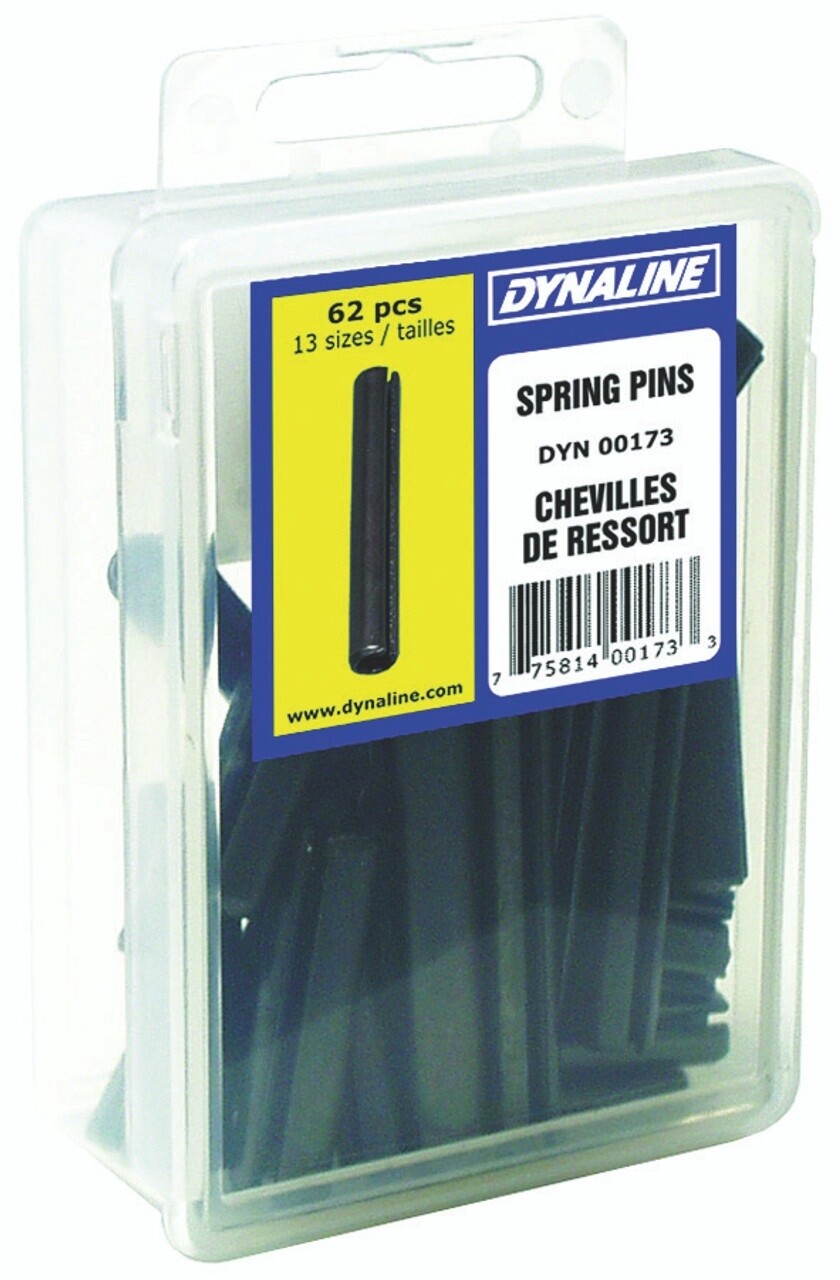 SPRING PINS DYNAKIT 13 SIZES/62PCS