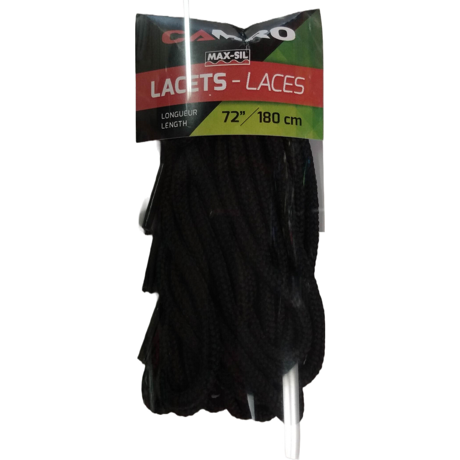 BLACK ROUND LACES 72&quot; FOR UNIK OR 8&quot; BOOTS