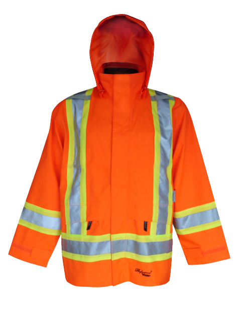 3 IN 1 THERMOMAX  INSULATED SAFETY JACKET ORANGE -30