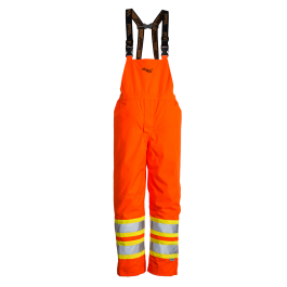 THERMOMAX INSULATED SAFETY BIB PANTS ORANGE -30