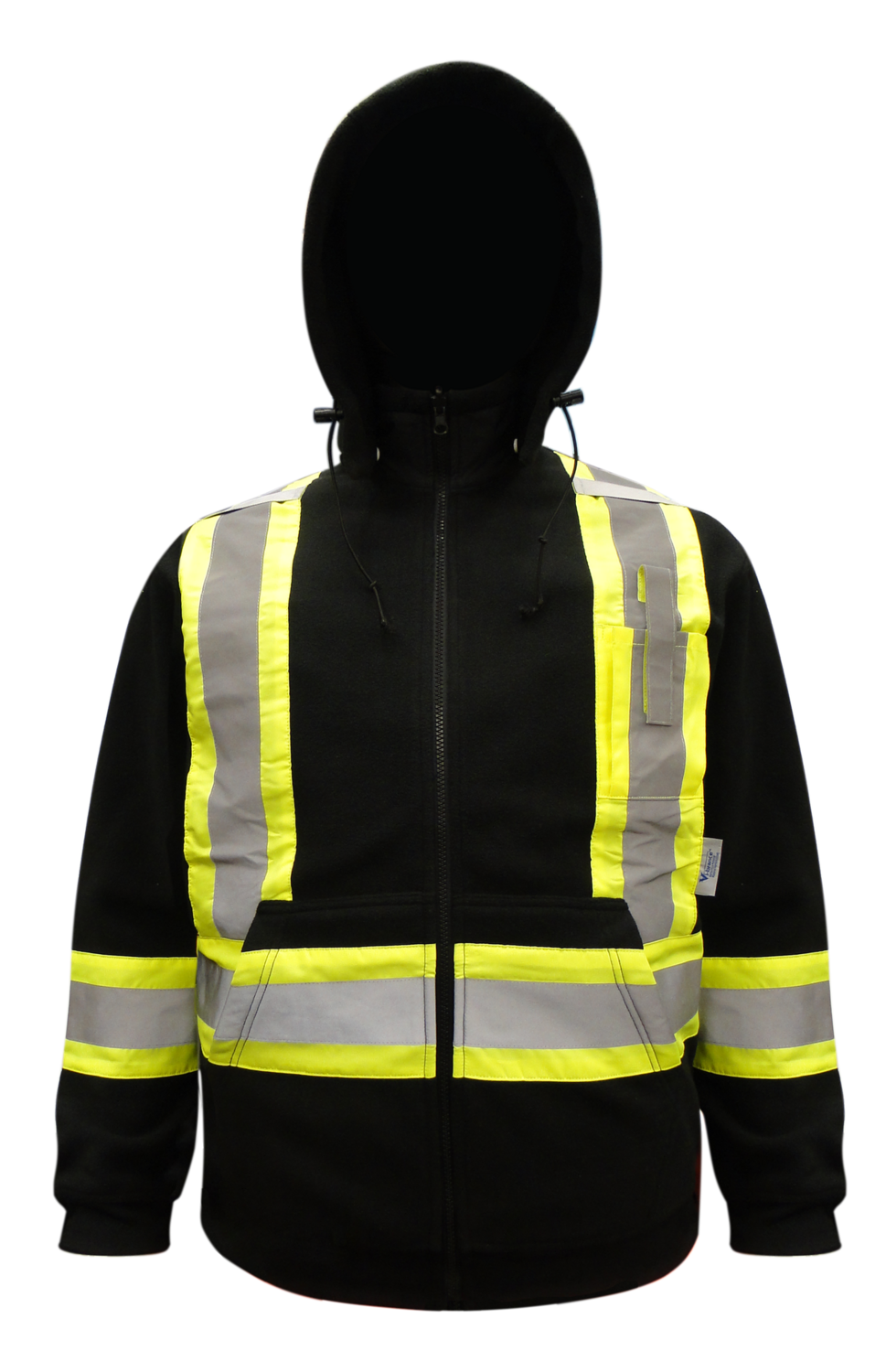 FLEECE SAFETY HOODIE BLACK