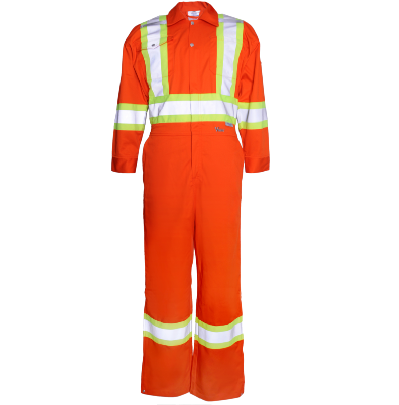 SAFETY COVERALL ORANGE