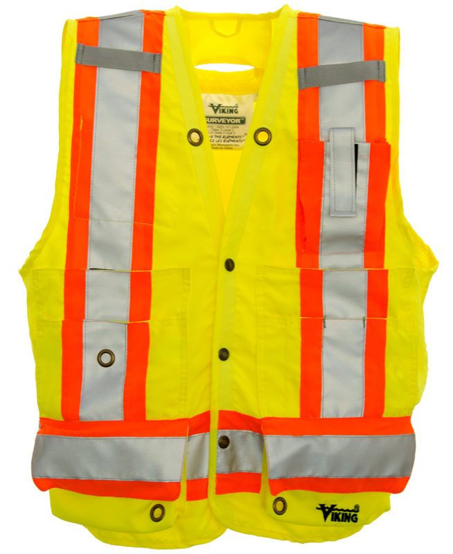 VEST SURVEYOR CSA LIME GREEN