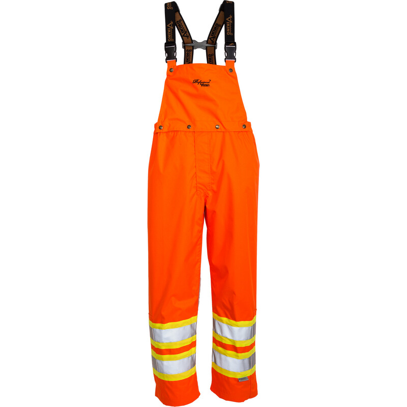 SAFETY RAIN PANT BIB ORANGE