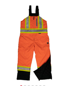 INSULATED RIPSTOP SAFETY OVERALL ORANGE