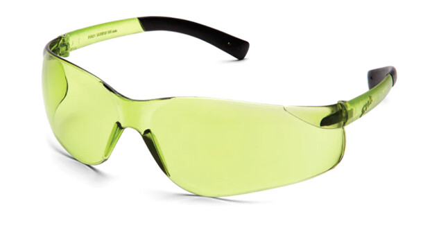 ZTEK IR PALE GREEN SAFETY GLASSES 1.5 FILTER