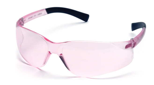 MINI ZTEK PINK SAFETY GLASSES