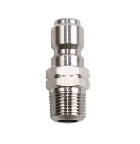 PLUG, 1/2&quot;QD MNPT SS