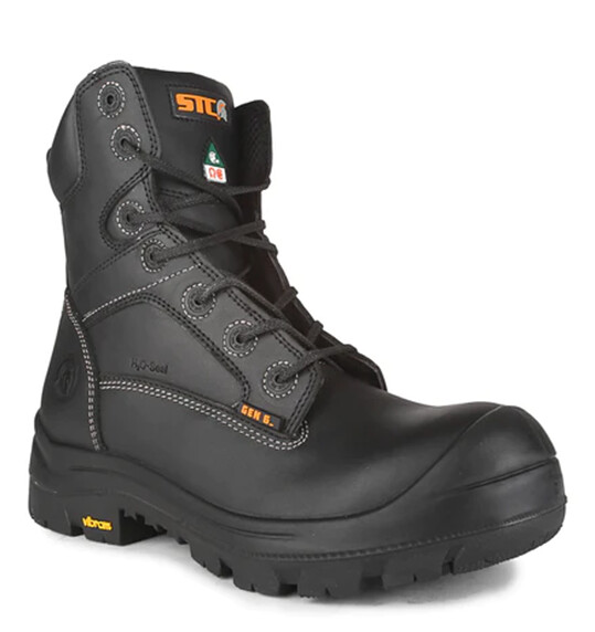 STC Morgan Composite Toe &amp; Plate Safety Boot, Size: 8, Colour: Black