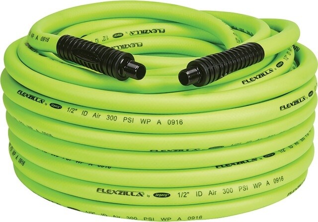 FLEXZILLA HYBRID POLYMER AIR HOSE 1/2&quot; X 100&#39; W 3/8&quot;MNPT ENDS