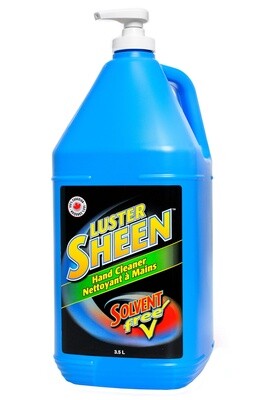 HAND CLEANER LUSTER SHEEN SOLVENT FREE 3.5 L W/ PUMP