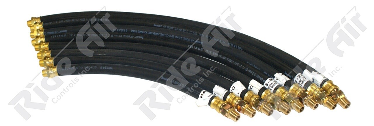 1/2 ID 3/8 Rgdx3/8 Sw OAL 24 AIR BRAKE HOSE