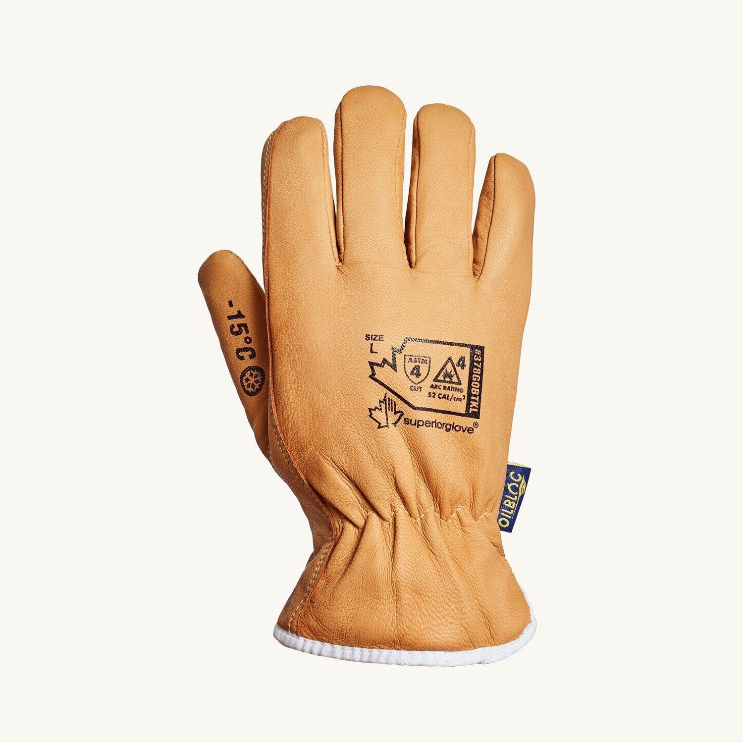 OILBLOC TRTED GRAIN GOAT DRVERS KEYSTONE KEVLAR&amp; THINSLATE LINED GLOVE