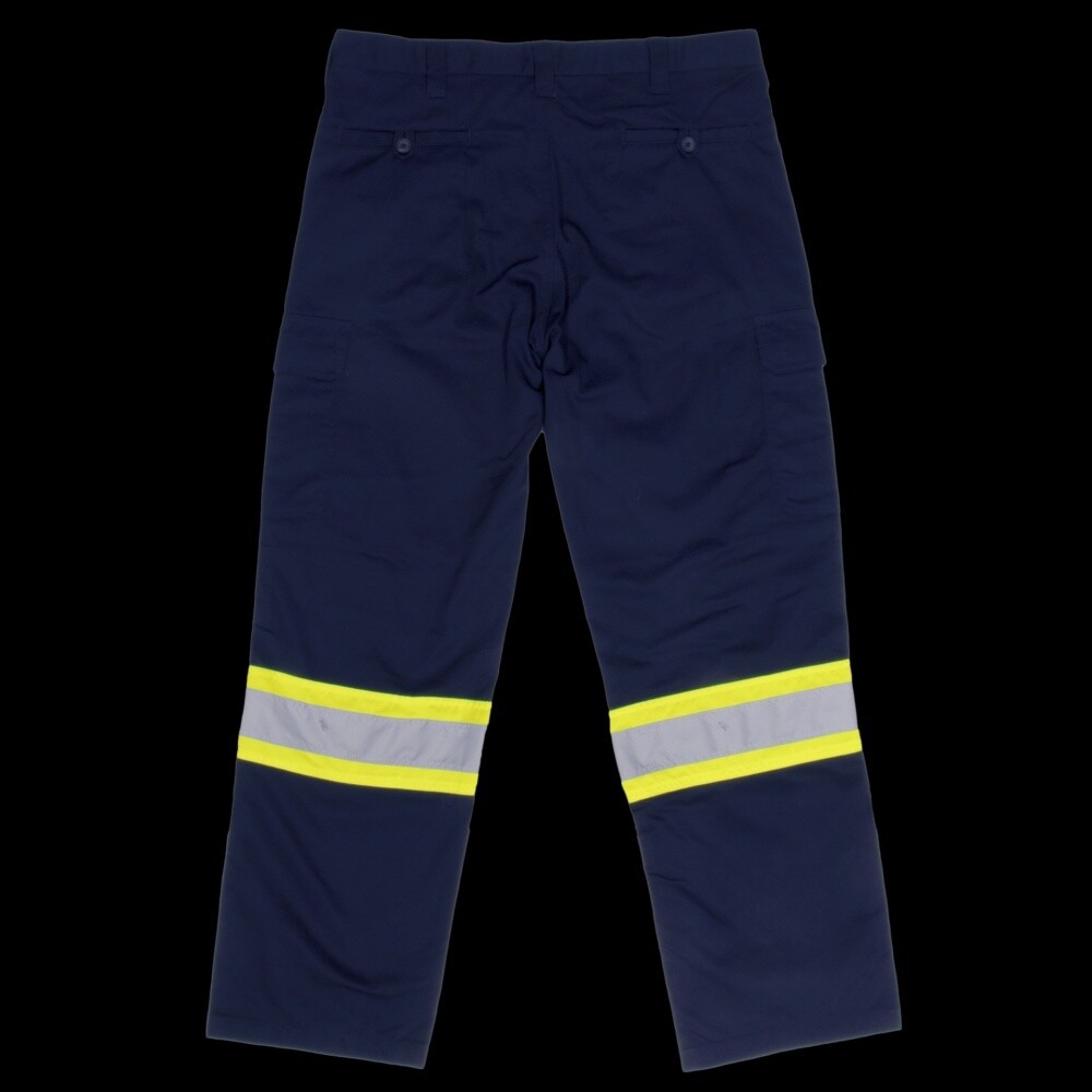 RELAXED FIT TWILL SAFETY CARGO UTILITY PANT
