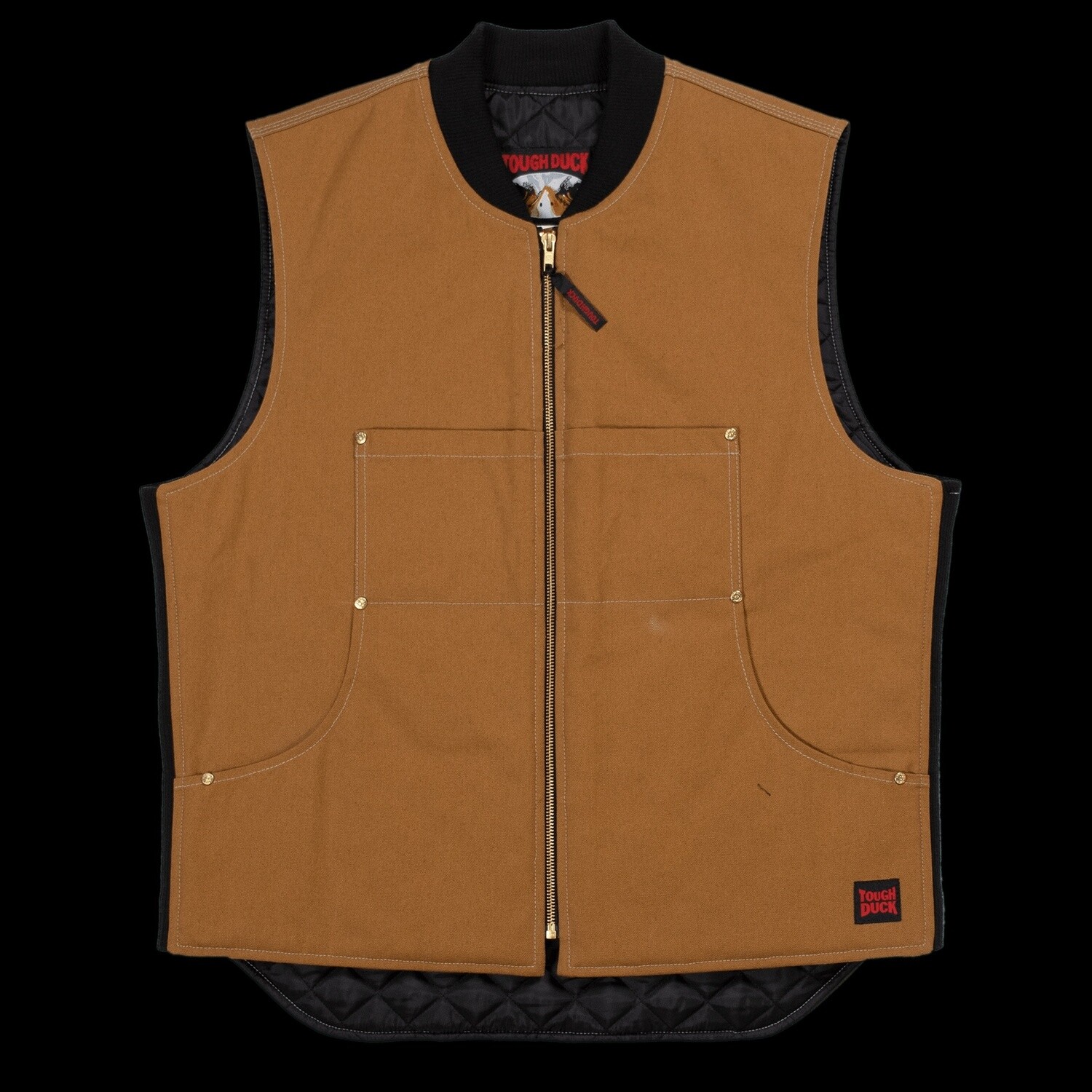 TOUGH DUCK BROWN MOTO VEST