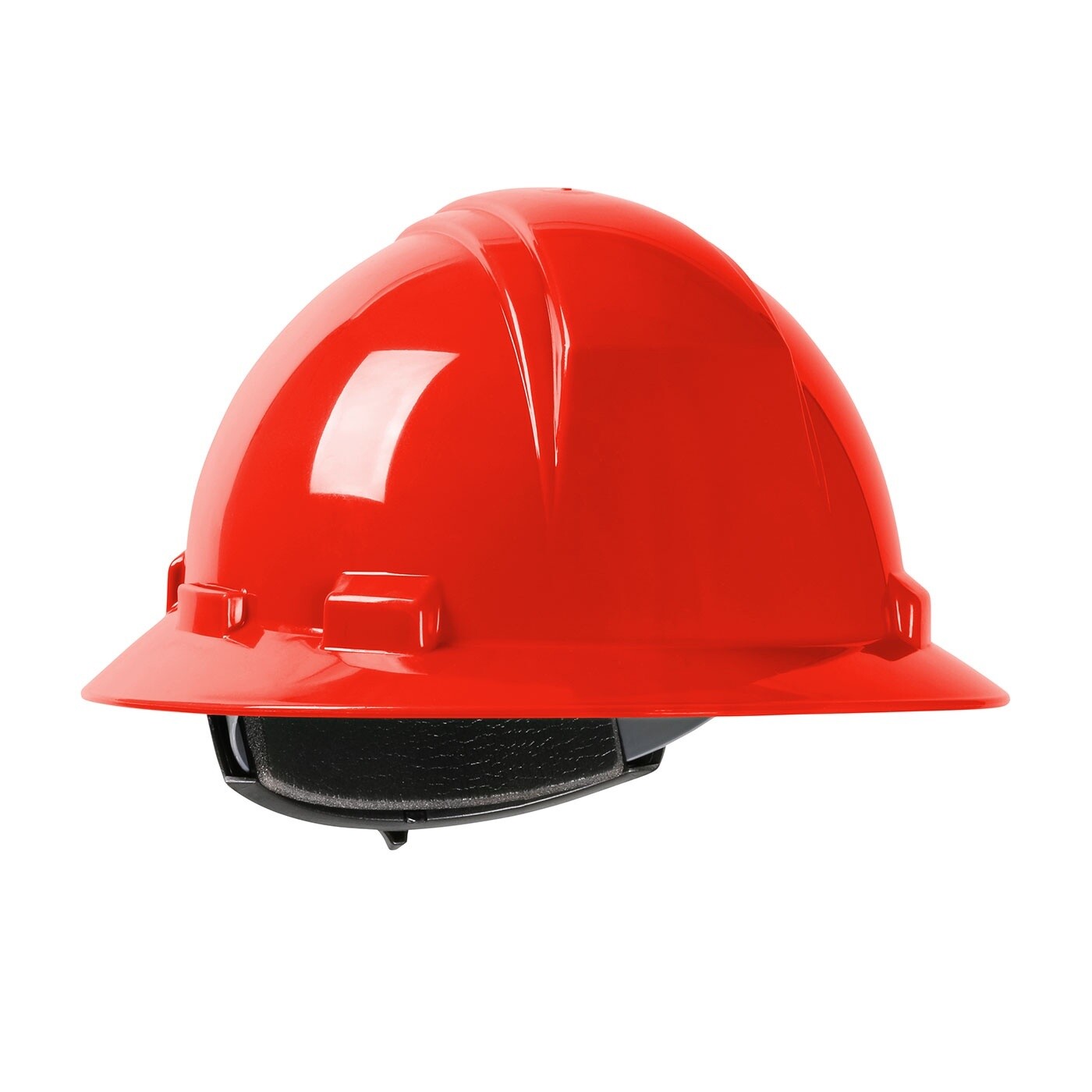 KILIMANJARO FULL BRIM HARD HAT TYPE 1 CLASS E RATCHET SUSPENSION, Colour: Red