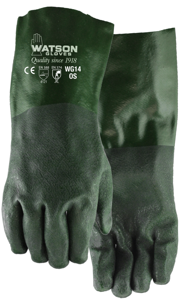 GLOVE -  GREEN GAUNTLET 14&quot;