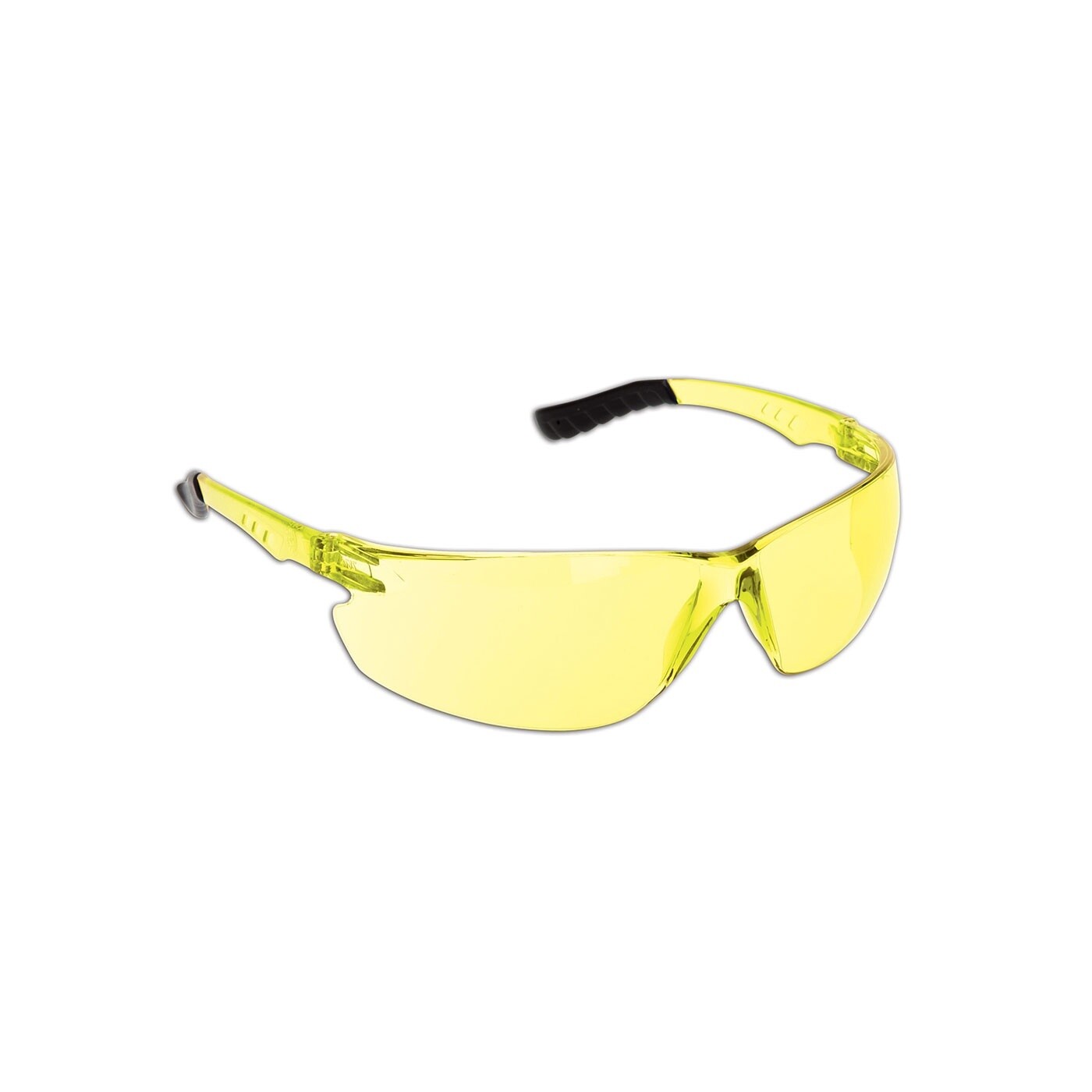 AMBER LENS SAFETY GLASSES W/ FLEX NOSE PC