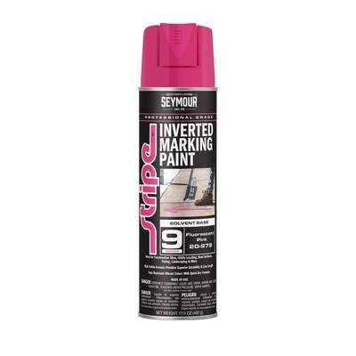 SEYMOUR SOLVENT BASED INVERTED GROUND MARKING PAINT 17 OZ, Color: Pink