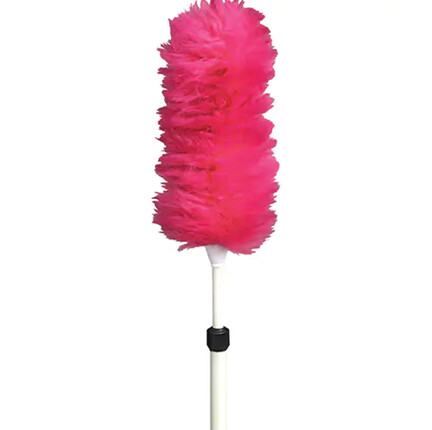 FLEXIBLE LAMBS WOOL DUSTER W/ 44&quot; POLE