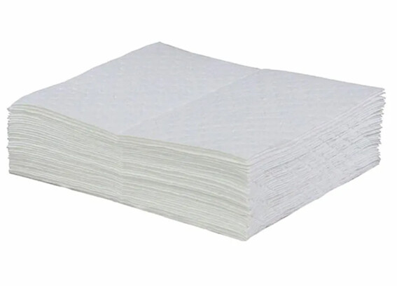 WHITE OIL ONLY PADS - 15&quot; X 18&quot; - MED WT - 100 PER BAG