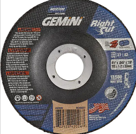 4-1/2&quot; X .45&quot; X 7/8&quot;  CUTTING DISK