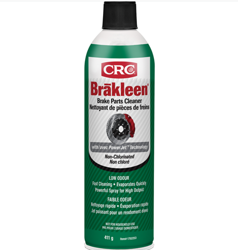 BRAKLEEN BRAKE PARTS CLEANER - NON CHLORINATED 397G
