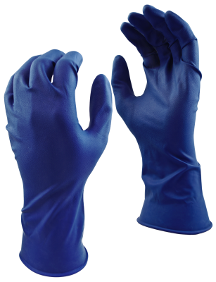 GLOVE - GREASE MONKEY 15ML NATURAL RUBBER LATEX BLUE 50/BOX