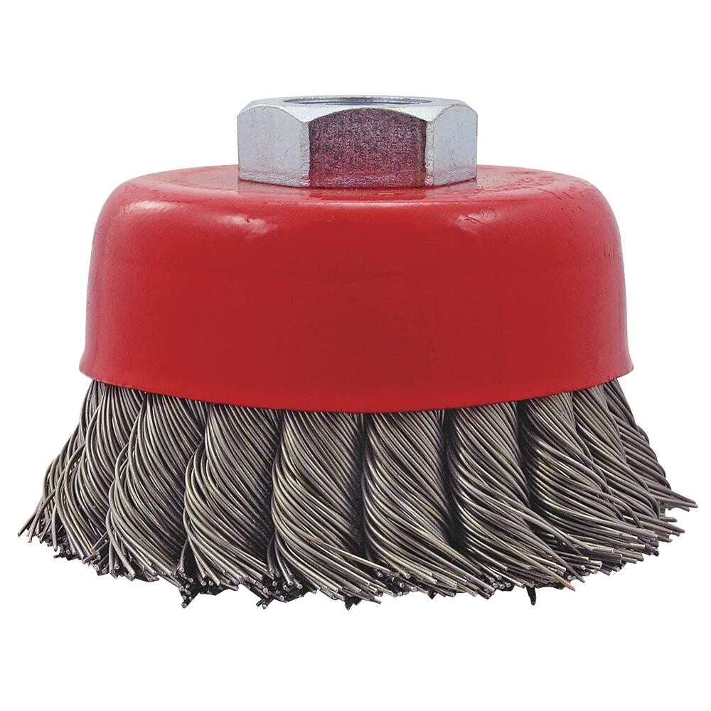 COARSE WIRE KNOT TWISTED WIRE CUP BRUSH 3&quot;