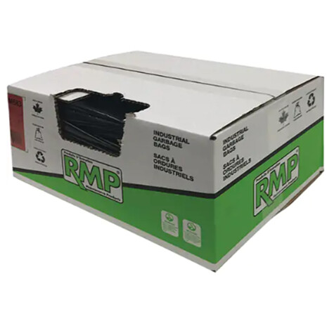 SCN-JM675 26" X 36" STRONG BLACK .9 MIL INDUSTRIAL GARBAGE BAG 200/CASE