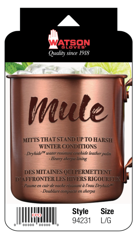 MITT - 1 FINGER W/LINER MULE O/S