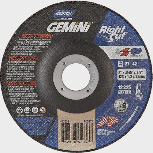 5&quot; X .045&quot; X 7/8&quot; CUTTING DISK