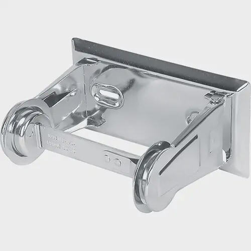DISPENSER TOILET PAPER CHROME SINGLE ROLL