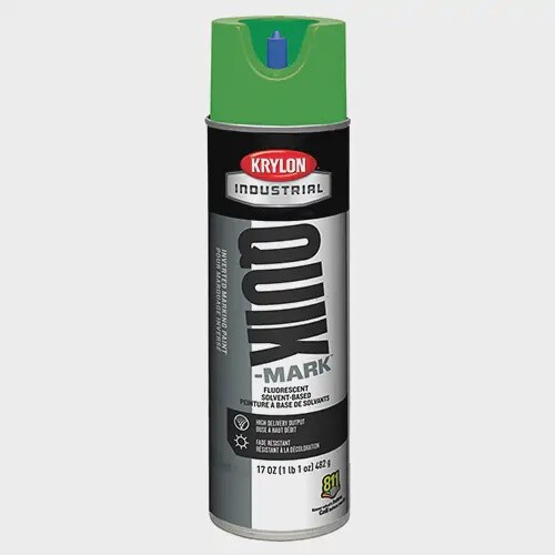 FLUO NEON GREEN PAINT - QUIK-MARK -  - SOLVENT-BASED 20 oz