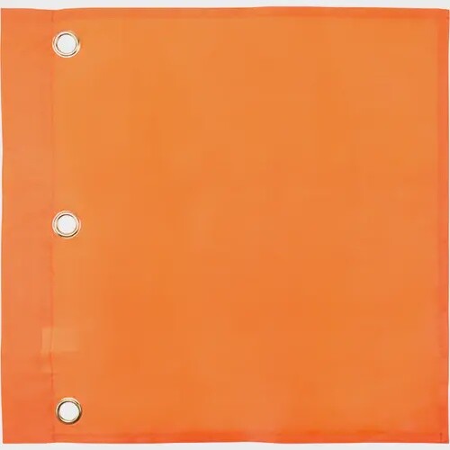 FLAG, TRAFFIC SAFETY POLYESTER 16&quot; X 16&quot; ORANGE