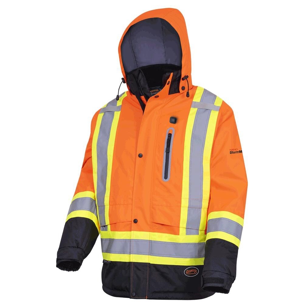 5407 HEATED SAFETY JACKET HI-VIZ ORANGE
