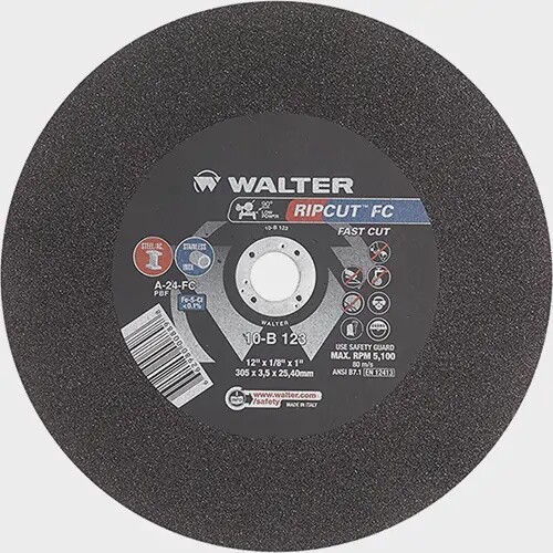 CUT OFF WHEEL 12&quot; X  1/8&quot; X 1&quot;