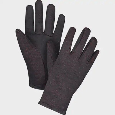 GLOVES - BROWN JERSEY