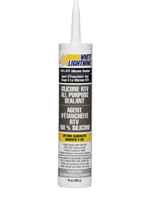 SILICONE SEALANT RTV ALL PURPOSE ALUMINUM 10 OZ.