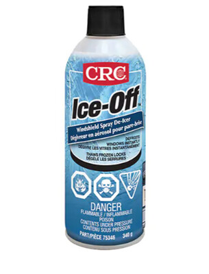 ICE-OFF WINDSHIELD SPRAY DE-ICER 340G