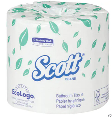 TISSUE BATHROOM 40 ROLL - 2 PLY - WHITE