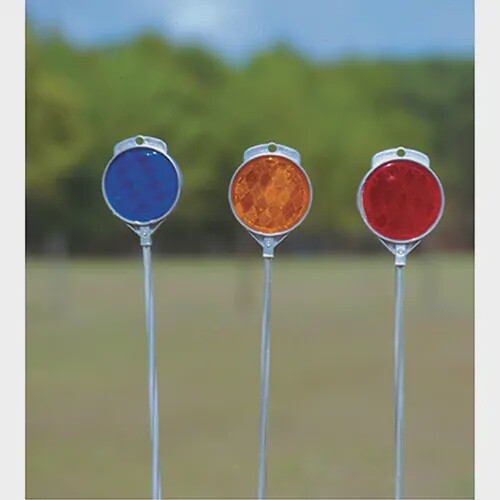 48&quot; GROUND STAKE REFLECTOR RED