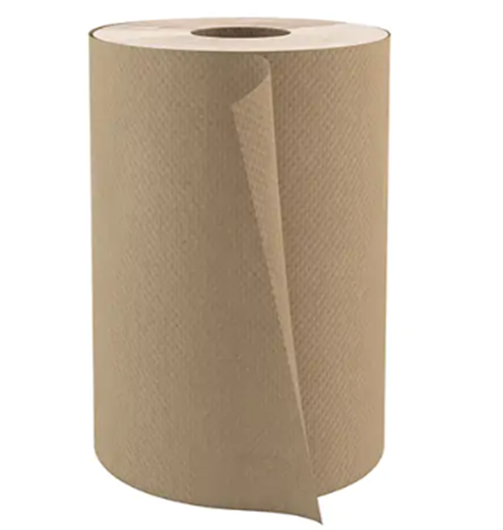 SCN-JK596 KRAFT HAND TOWEL 350 NATURAL ROLL 12/CS