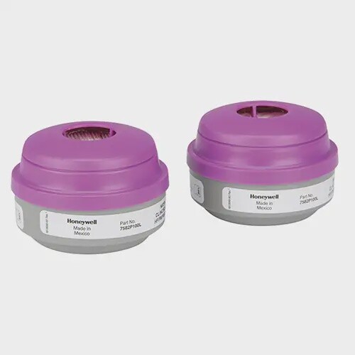 NORTH CARTRIDGE - RESPIRATORY - GAS/VAPOUR, ACID GAS P100 GAS PAIR 7582P100L
