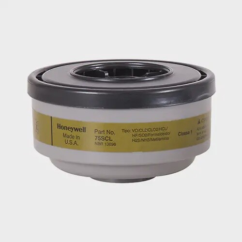 NORTH CARTRIDGE - RESPIRATORY - GAS/VAPOUR MULTIGAS PAIR 75SCL