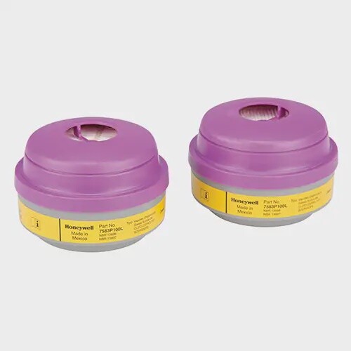 NORTH CARTRIDGE - RESPIRATORY - GAS/VAPOUR, ORGANIC VAPOUR/ACID GAS/P100  PAIR 7583P100L